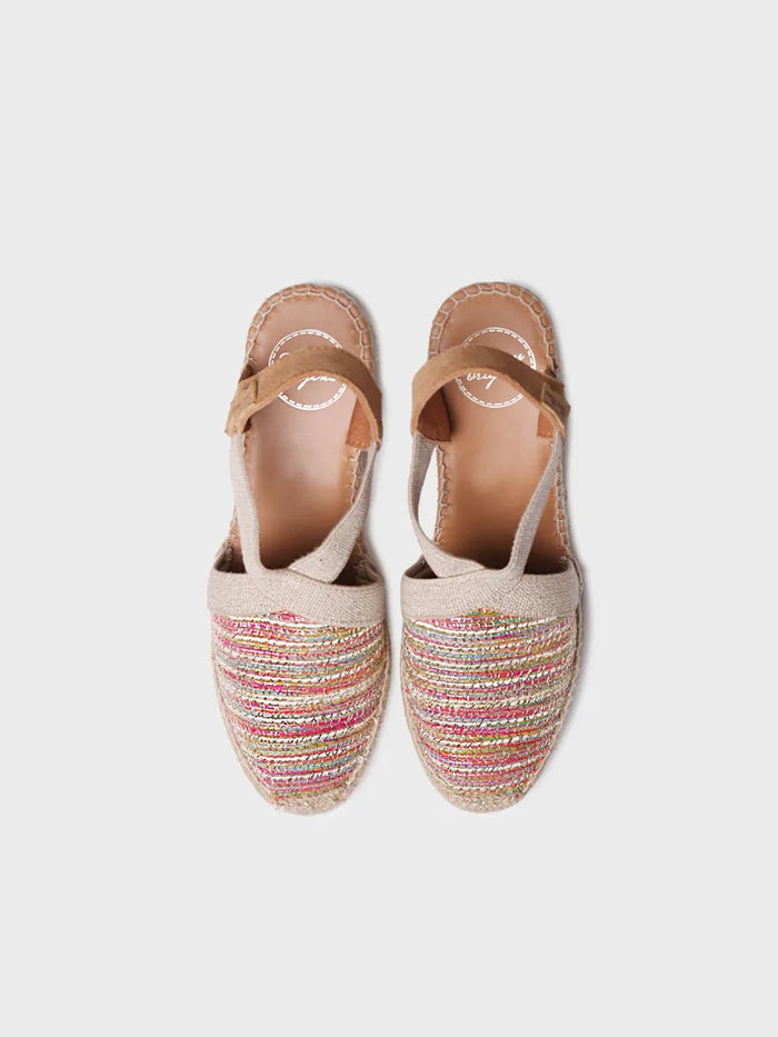 toni pons TERRA-CL - Alpargata de cuña media en tejido multicolor | TERRA-CL Rebajas online