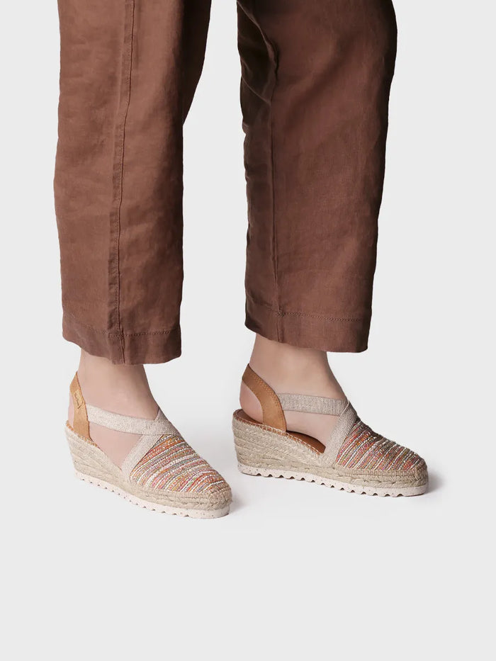 toni pons TERRA-CL - Alpargata de cuña media en tejido multicolor | TERRA-CL Rebajas online