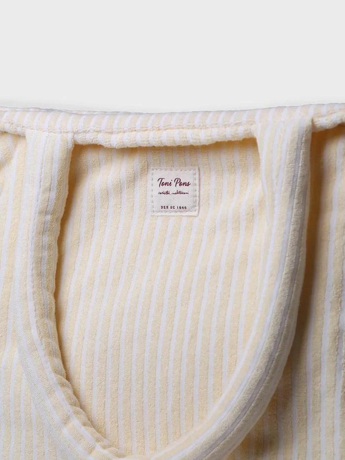 toni pons CARIOCA - Bolso shopper de mujer en tejido tipo toalla a rayas | CARIOCA Limitado a 3 días