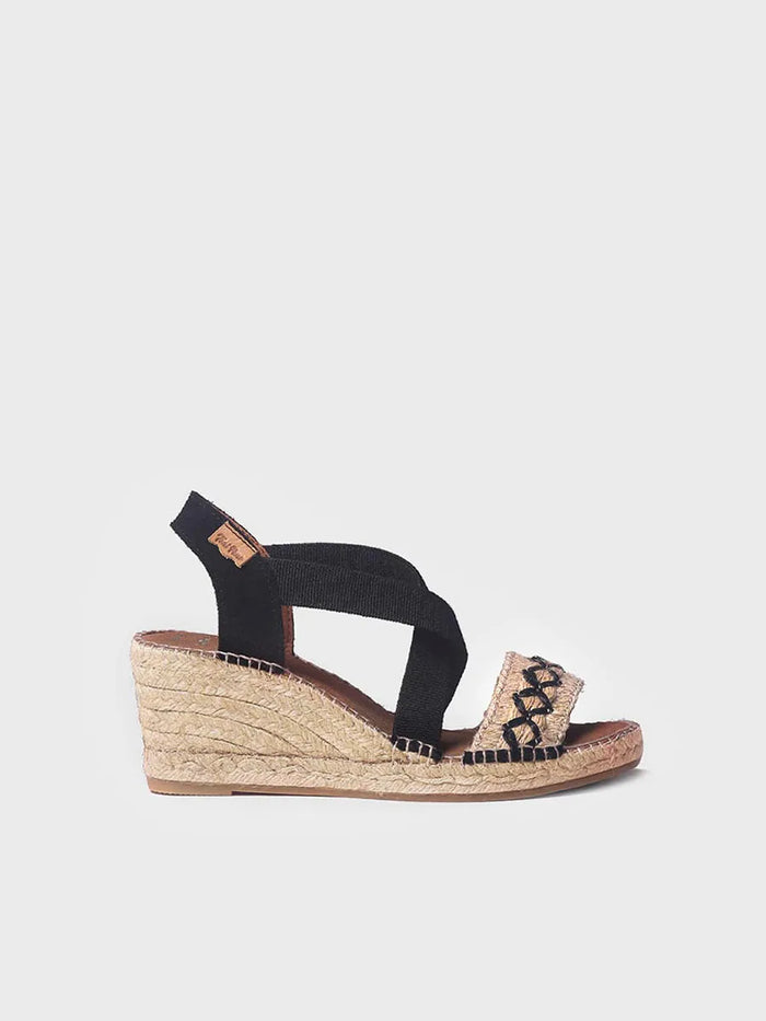 toni pons SUSA-BN - Sandalia de cuña de yute para mujer | SUSA-BN
