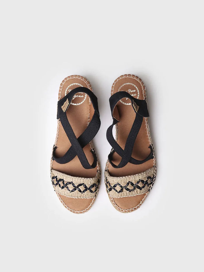 toni pons SUSA-BN - Sandalia de cuña de yute para mujer | SUSA-BN Rebajas baratas