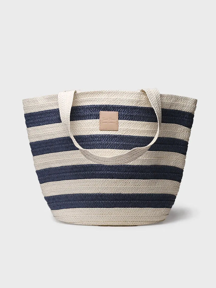 toni pons DESI - Bolso grande de mujer en rafia con rayas marineras | DESI Último día