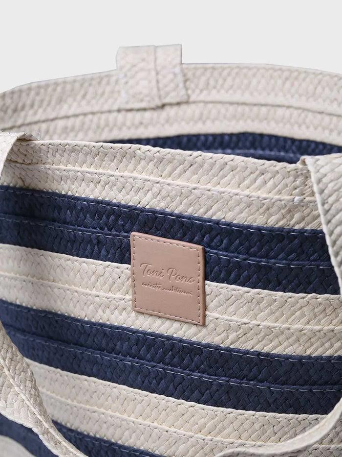 toni pons DESI - Bolso grande de mujer en rafia con rayas marineras | DESI Último día