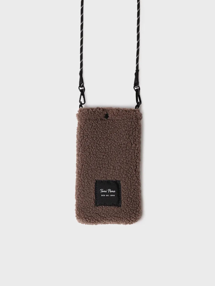 toni pons GABIN - Bolso para el móvil en material tipo borrego | GABIN Precios de Black Friday