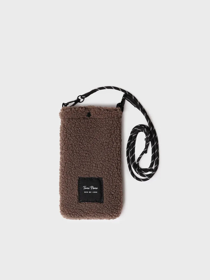 toni pons GABIN - Bolso para el móvil en material tipo borrego | GABIN Precios de Black Friday
