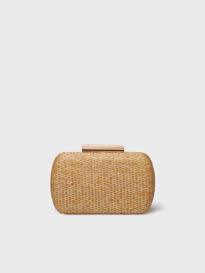 toni pons GAITA - Clutch de mujer en rafia con forro de satén | GAITA Oferta especial de fábrica