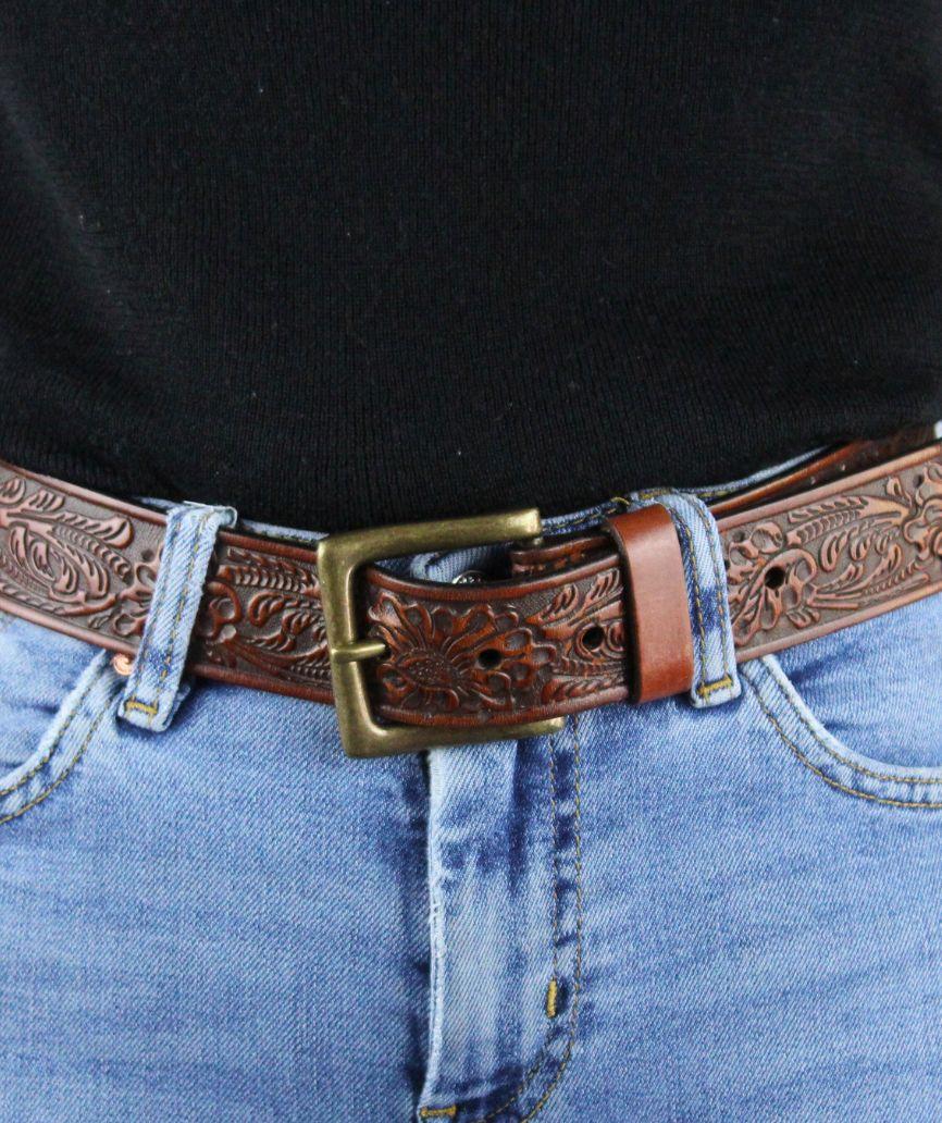 tony mora 0086 GRABADO BECERRO MARRON Rebajas online