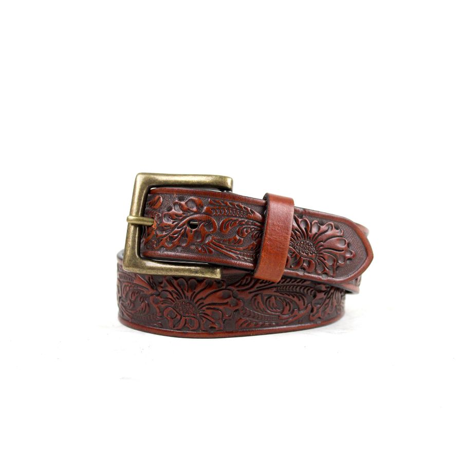 tony mora 0086 GRABADO BECERRO MARRON Rebajas online