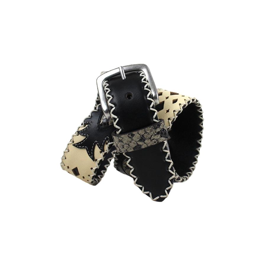tony mora 0229 FANTASIA CLUB NEGRO/ NOBUK BONE PYTHON BW COMPRAR AHORA