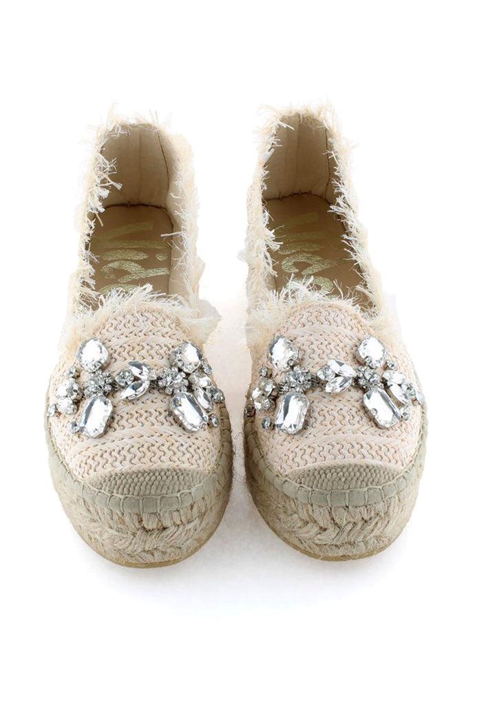 vidorreta Slippers rafia cristal crudo Merce Doble Limitado a 3 días