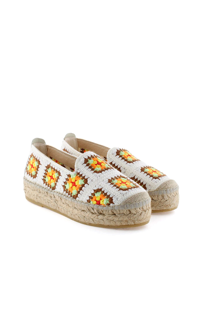 vidorreta Slippers crochet apricot Merce Doble Última moda