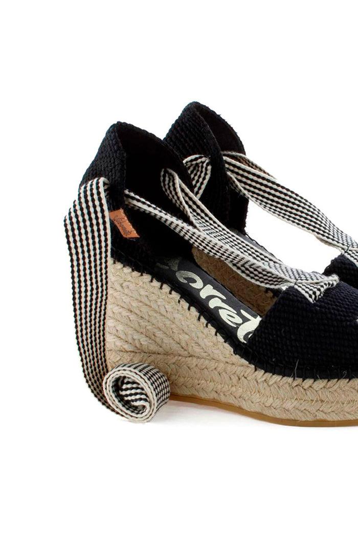 vidorreta Sandalia cintas tejido x negro Tilo 7 Envío gratis