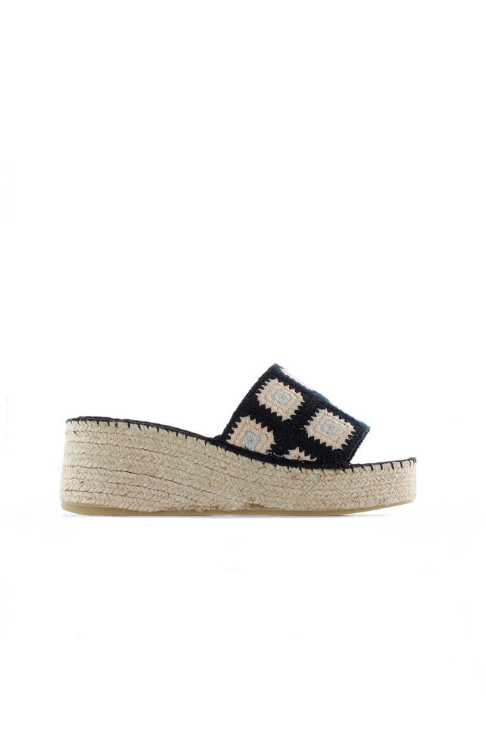 vidorreta zueco crochet negro Vinci Envío internacional gratuito