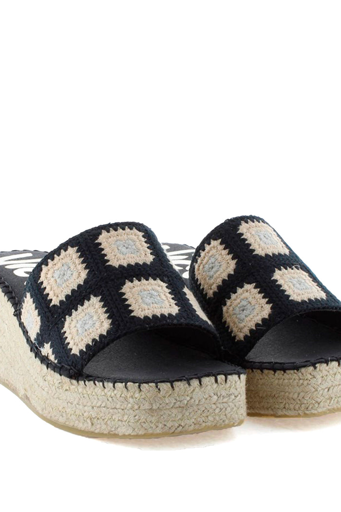 vidorreta zueco crochet negro Vinci Envío internacional gratuito