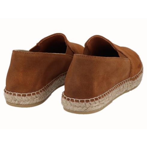 viguera Alpargata Plana Hombre Cuero En oferta