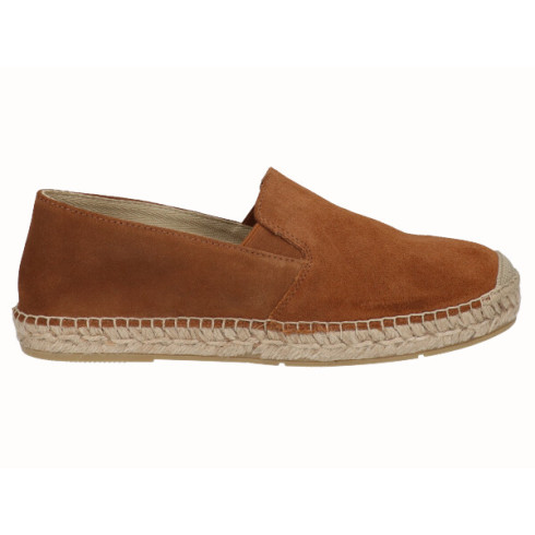 viguera Alpargata Plana Hombre Cuero En oferta