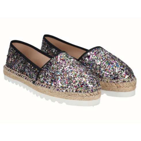 viguera Alpargata Plana con Eva Glitter Multi Descuentos del mes