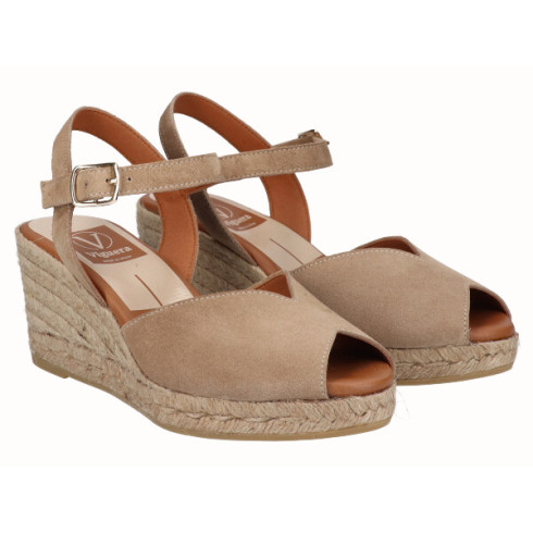 viguera Sandalia Cuña Media Yute Desert Outlet