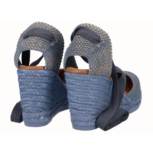 viguera Alpargata Cuña Alta Yute Jeans Cintas Oferta especial de fábrica