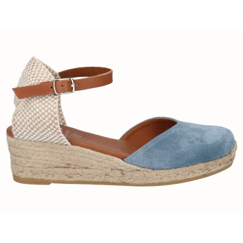 viguera Alpargata Valenciana Cuña Baja Yute Jeans Rebajas online
