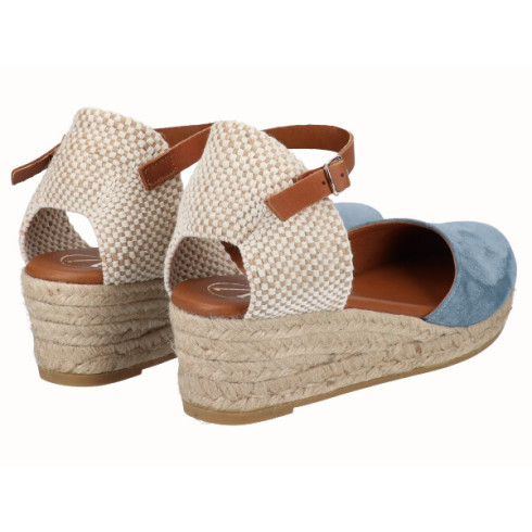 viguera Alpargata Valenciana Cuña Baja Yute Jeans Rebajas online