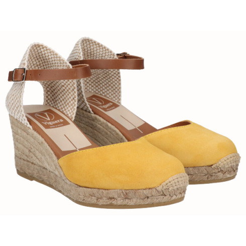 viguera Alpargata Valenciana Cuña Media Yute Amarillo ÚLTIMAS EDICIONES