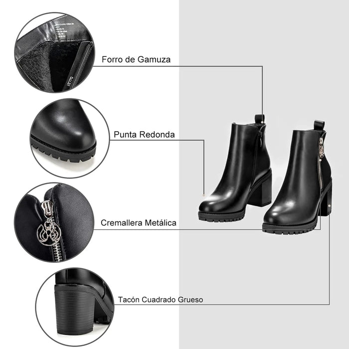 weide BOTINES TACO MUJER NEGRO WEIDE HX279 Outlet online