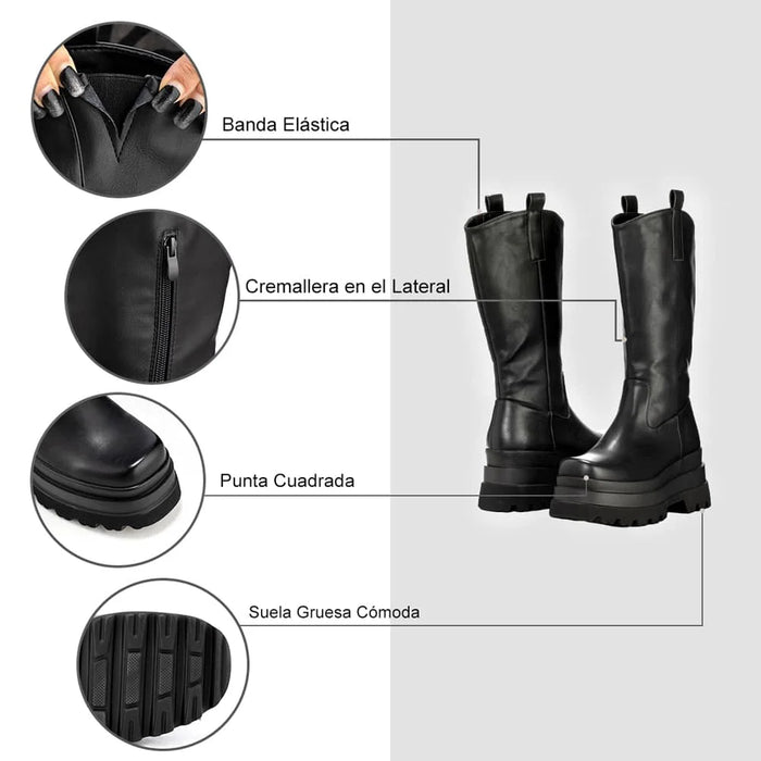 weide BOTAS PLATAFORMA MUJER NEGRO WEIDE CZY580 Rebajas baratas