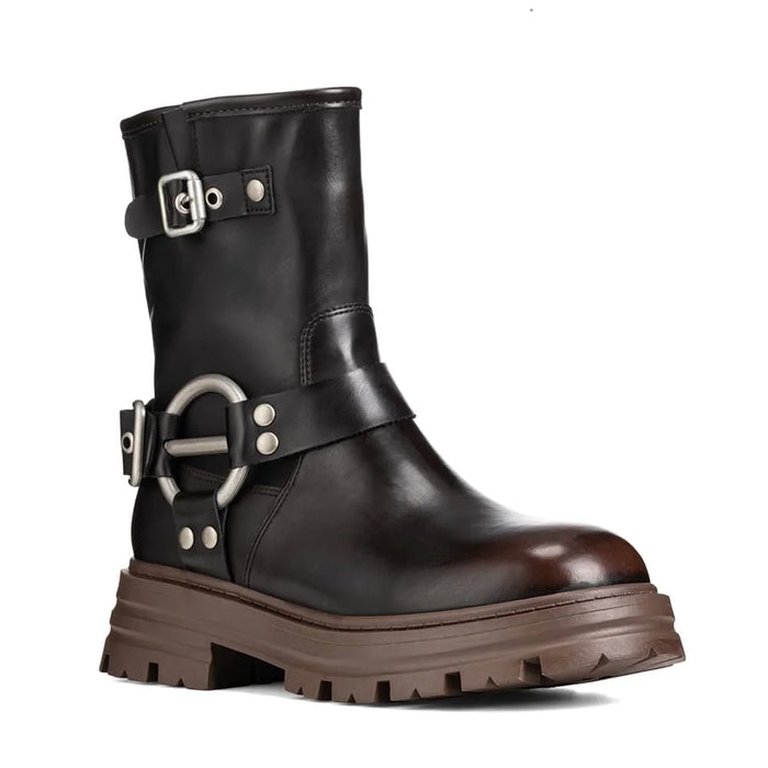weide BOTINES PLATAFORMA MUJER MARRON WEIDE YL75 Oferta especial