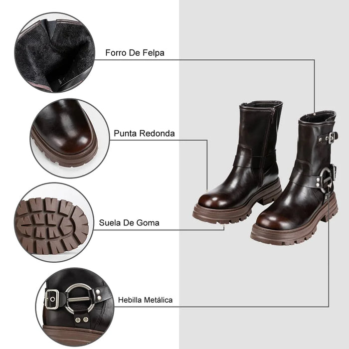 weide BOTINES PLATAFORMA MUJER MARRON WEIDE YL75 Oferta especial
