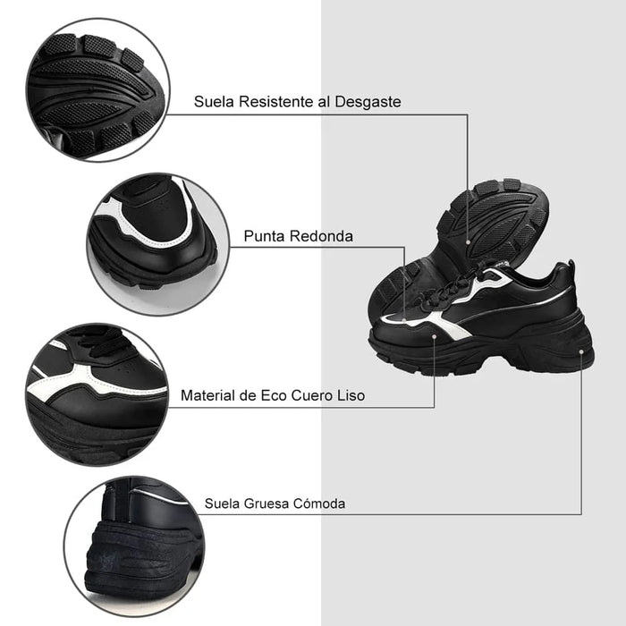 weide ZAPATILLAS PLATAFORMA MUJER NEGRO WEIDE SL06 COMPRAR AHORA
