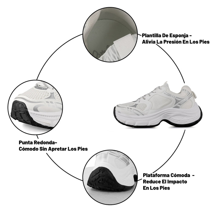 weide ZAPATILLAS PLATAFORMA MUJER WEIDE LT615 Envío internacional gratuito
