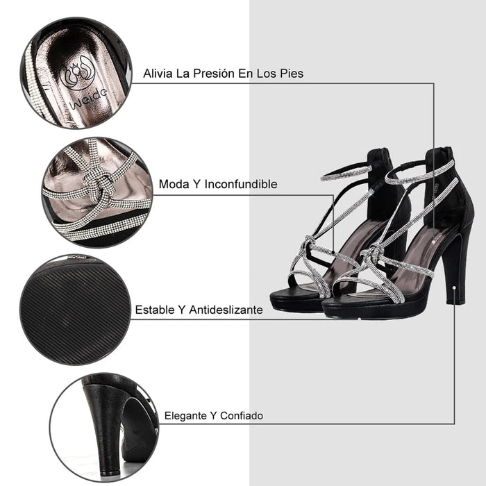 weide SANDALIA MUJER ZAPATOS DE FIESTA WEIDE GH133 Grandes ahorros