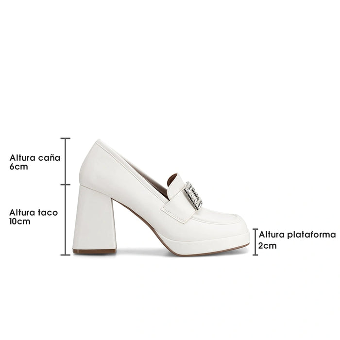 weide Mocasin Mujer Guillermina Blanco Weide Promoción trimestral