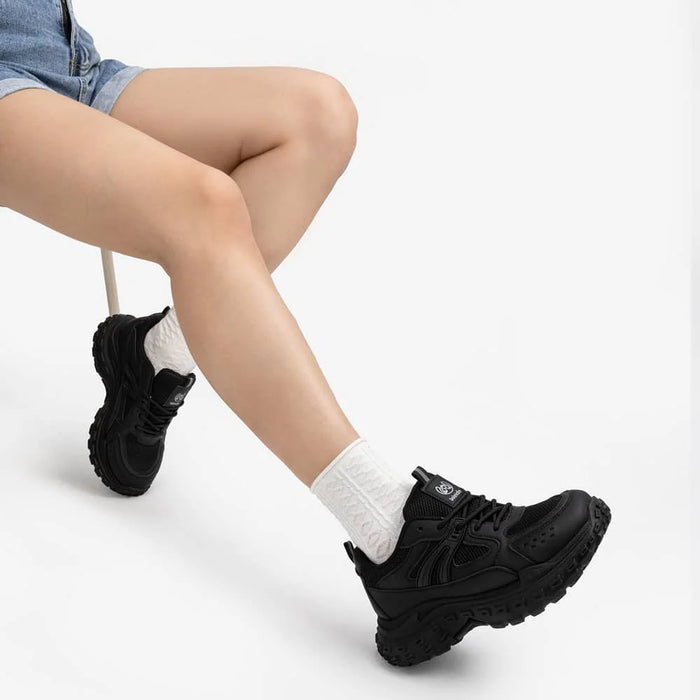 weide ZAPATILLAS PLATAFORMA MUJER NEGRO WEIDE SL03 Última moda