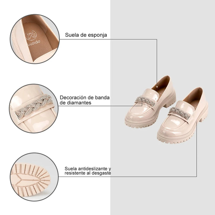 weide Mocasin Mujer Nuria Beige Weide Descuento