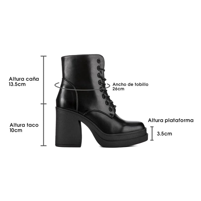 weide BOTINES TACO MUJER NEGRO WEIDE CZY573 Envío gratis