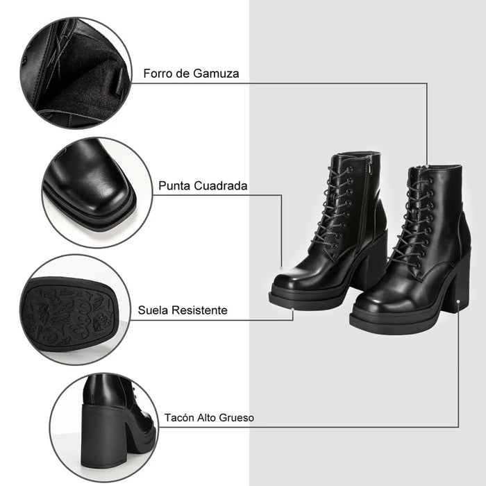weide BOTINES TACO MUJER NEGRO WEIDE CZY573 Envío gratis