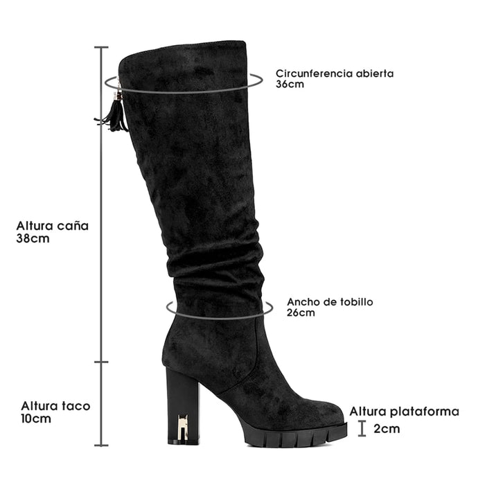 weide BOTAS TACO MUJER NEGRO WEIDE HX271 ÚLTIMAS EDICIONES
