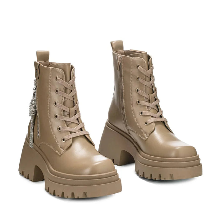 weide BOTINES PLATAFORMA MUJER CAQUI WEIDE DH69 Precio de fábrica