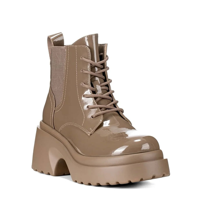 weide BOTINES PLATAFORMA MUJER CAQUI WEIDE DH67 Promoción por tiempo limitado