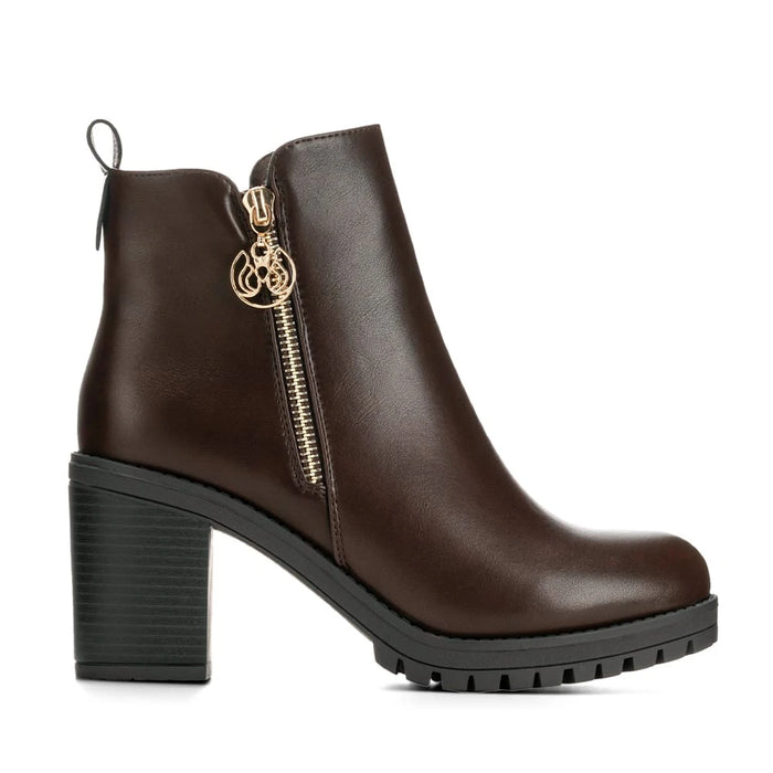 weide BOTINES TACO MUJER MARRON WEIDE HX279 Superdescuento