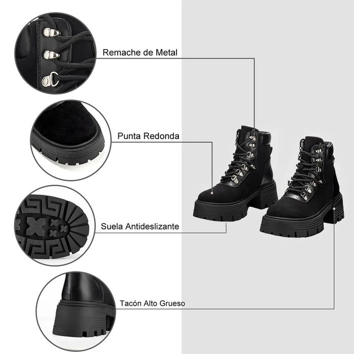 weide BOTINES PLATAFORMA MUJER NEGRO WEIDE DH73 Ahorra y exporta