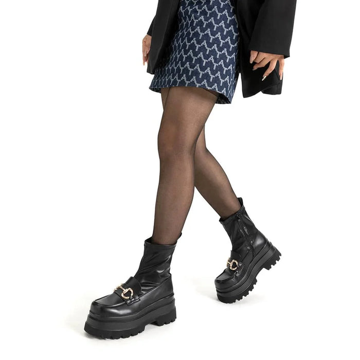 weide BOTINES PLATAFORMA MUJER NEGRO WEIDE CZY578 Precios de Black Friday