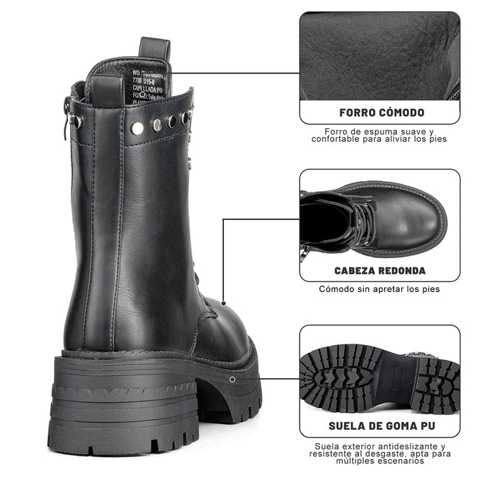 weide BOTINES MUJER PLATAFORMA WEIDE DH86 Ofertas especiales