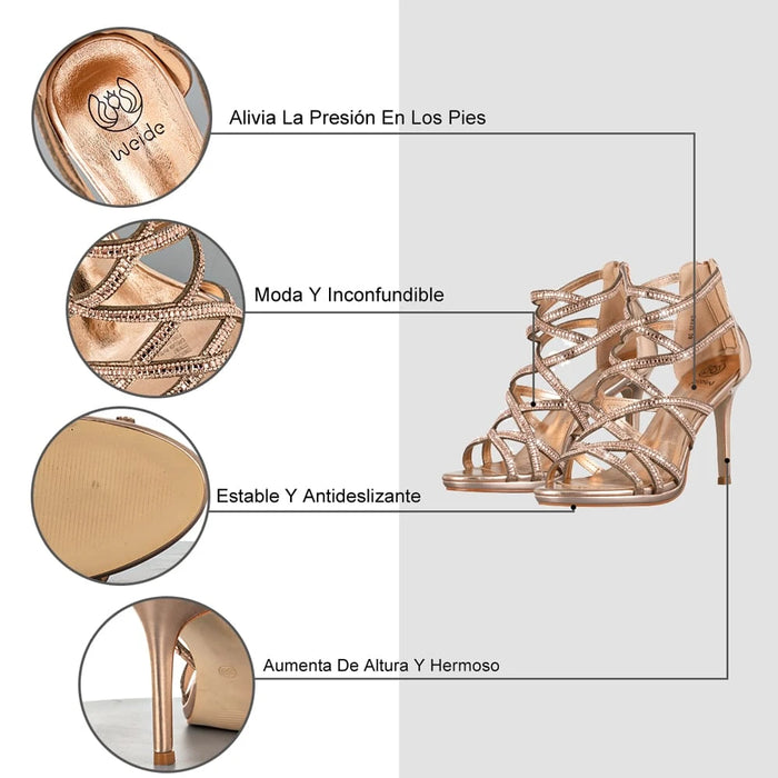 weide SANDALIA MUJER ZAPATOS DE FIESTA WEIDE GH132 Rebajas top
