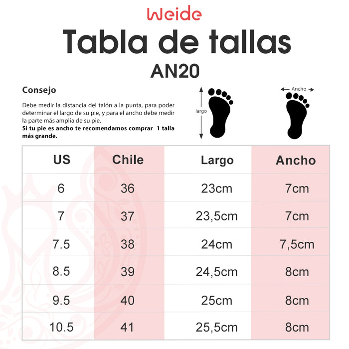 weide Zapatilla Avni Negro Weide Ahorra y exporta