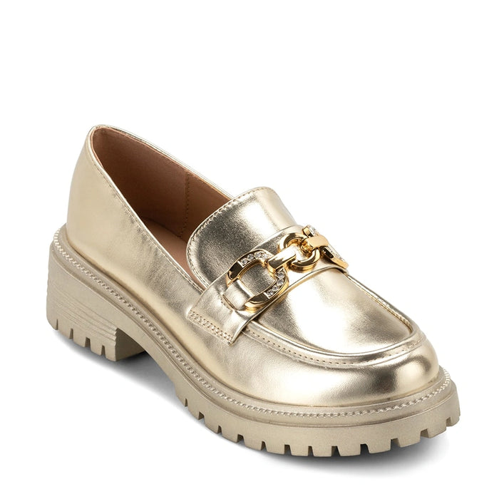 weide Mocasin Mujer Nieve Dorado Weide Ofertas de temporada