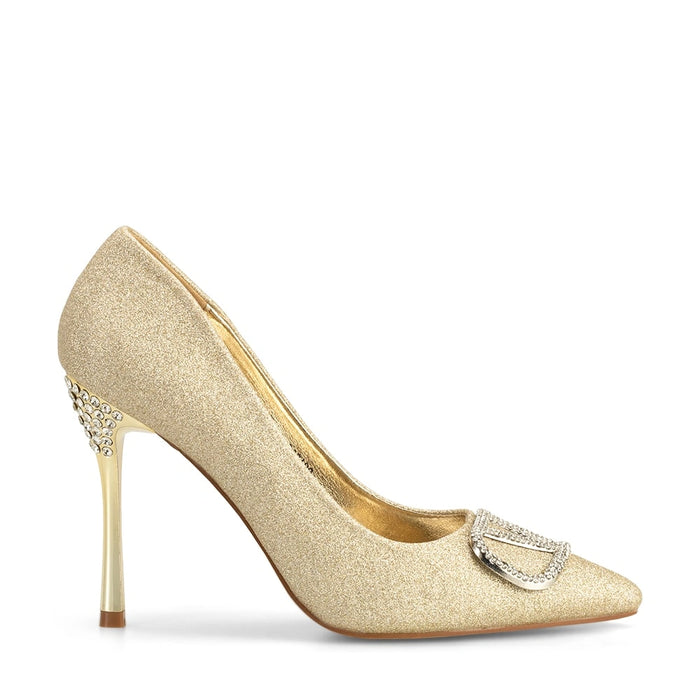 weide Zapatos Taco Mujer Ignacia Dorado Weide 2025