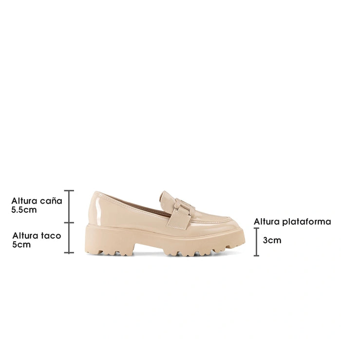 weide Mocasin Mujer Martina Beige Weide Envío gratis